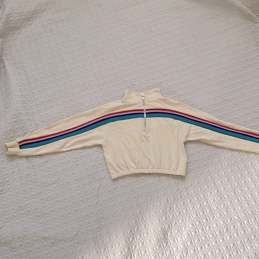 Retro cropped sweatshirt